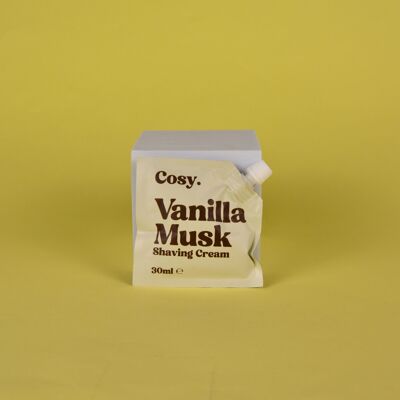 Crème à raser vanille et musc