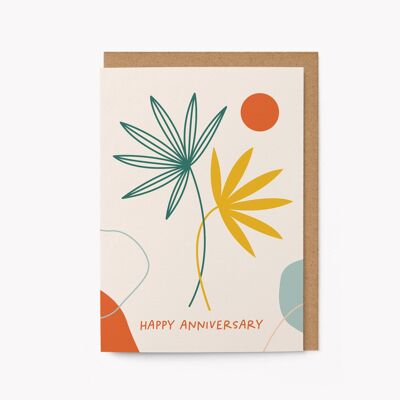 Buon anniversario - Biglietto di auguri