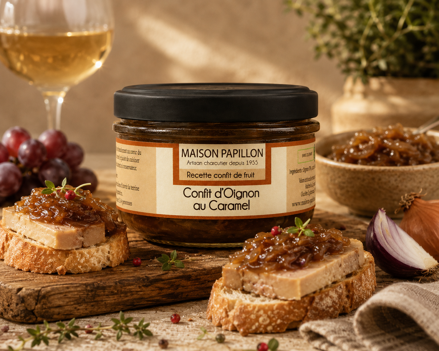 Onion Confit with Caramel 140g