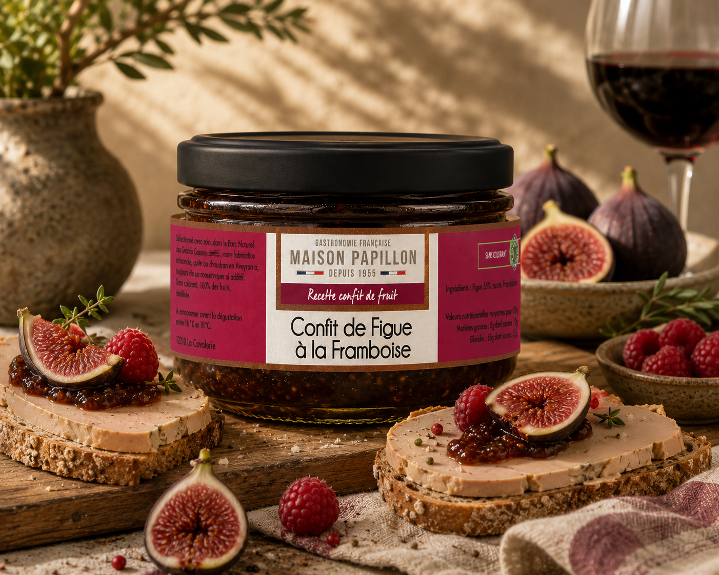 Fig and Raspberry Confit 140g