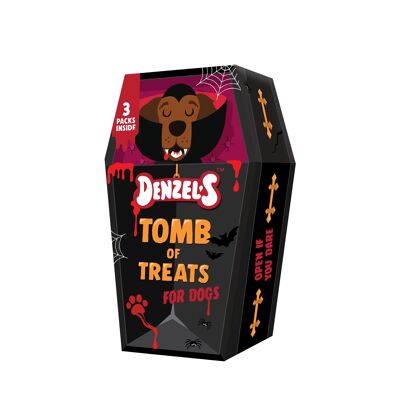 Coffret cadeau Halloween Tomb of Treats pour chiens
