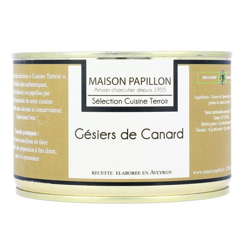 Gésiers de Canard Confit 380g