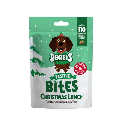 Bouchées de Noël pour chiens 100 g (carton de 10)