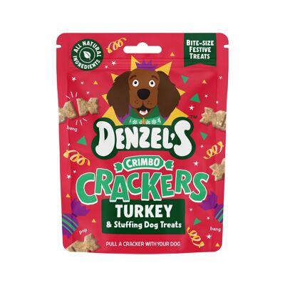 Crackers di Natale di Denzel - Snack per cani a base di tacchino e ripieno