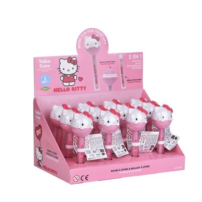 Balsamo labbra e lucidalabbra Hello Kitty Lollipop