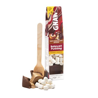 Budino Bakewell - Cucchiaio di cioccolata calda con centro morbido
