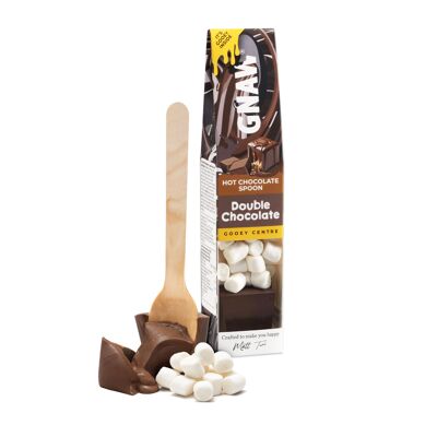 Doppio cioccolato - Cucchiaio per cioccolata calda con centro morbido