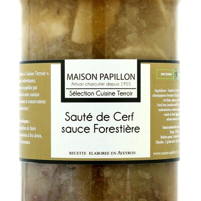 Sauté de Cerf sauce Fôrestière 760g