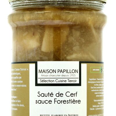 Venison Stir-Fry with Forestière Sauce 760g