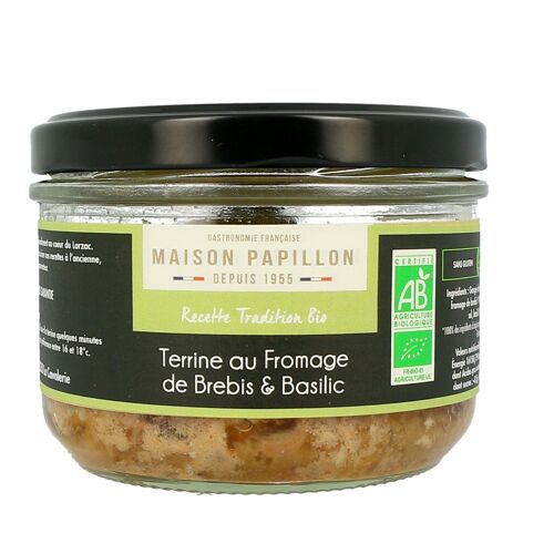 Terrine Bio au Fromage de Brebis Tomate & Basilic