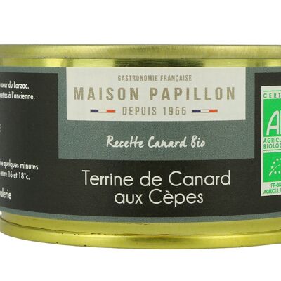 Terrine Bio de Canard aux Cèpes 130g