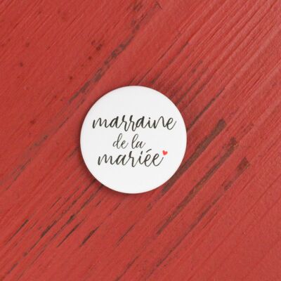 Badge mariage Marraine de la mariée