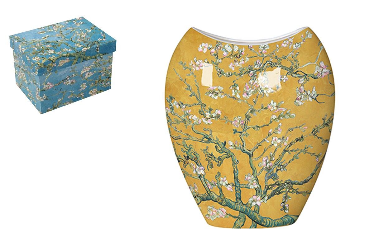 GELBE PORZELLANVASE DIE MANDELBÄUME - VAN GOGH