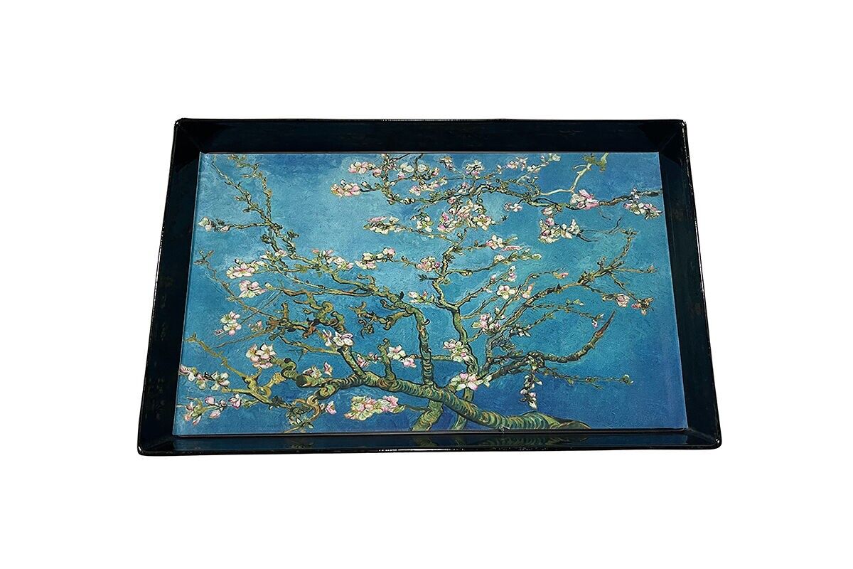 RECTANGULAR TRAY PM THE BLUE ALMOND TREES - VAN GOGH - HOME