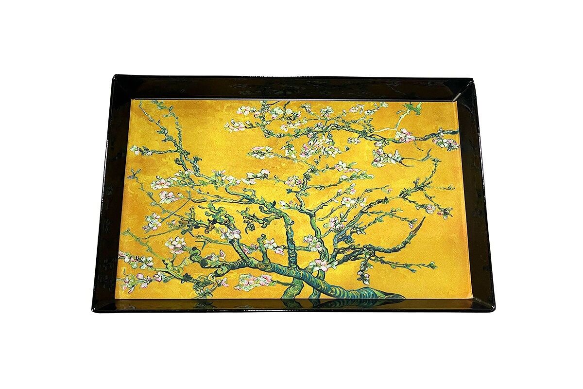 RECHTECKIGES TABLETT PM DIE GELBEN MANDELBÄUME - VAN GOGH - HOME