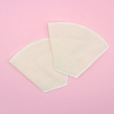 Filtre à café en coton lavable et réutilisable - lot de 2