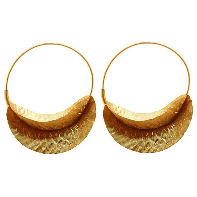 Orecchini a cerchio grandi Ishigami