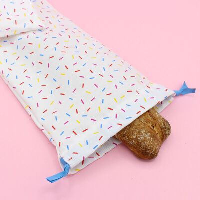 Thick cotton baguette bag - vermicelli