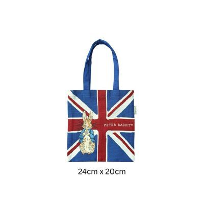 Beatrix Potter Union Jack Peter Rabbit ™ - Mini Flat Bag