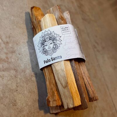 Madera de Palo Santo de alta calidad aromática