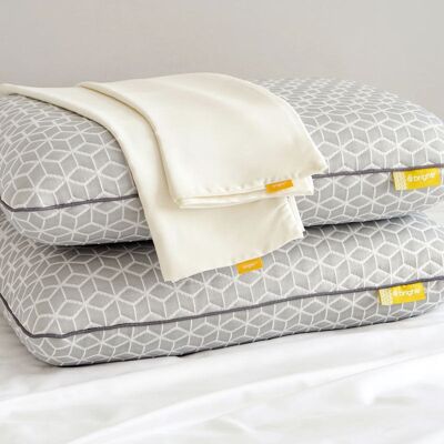 Set di cuscini Brightr® Eclipse e federe in rame