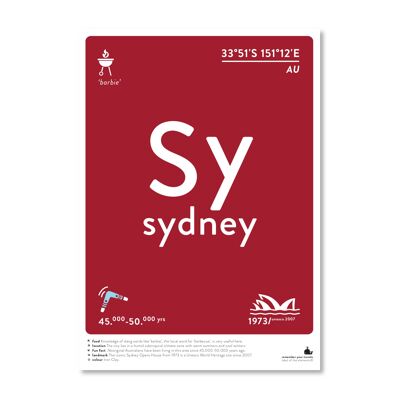 Sydney - couleur A3