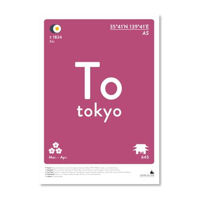 Tokyo - couleur A3