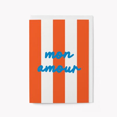 Mon amour - Biglietto d'auguri