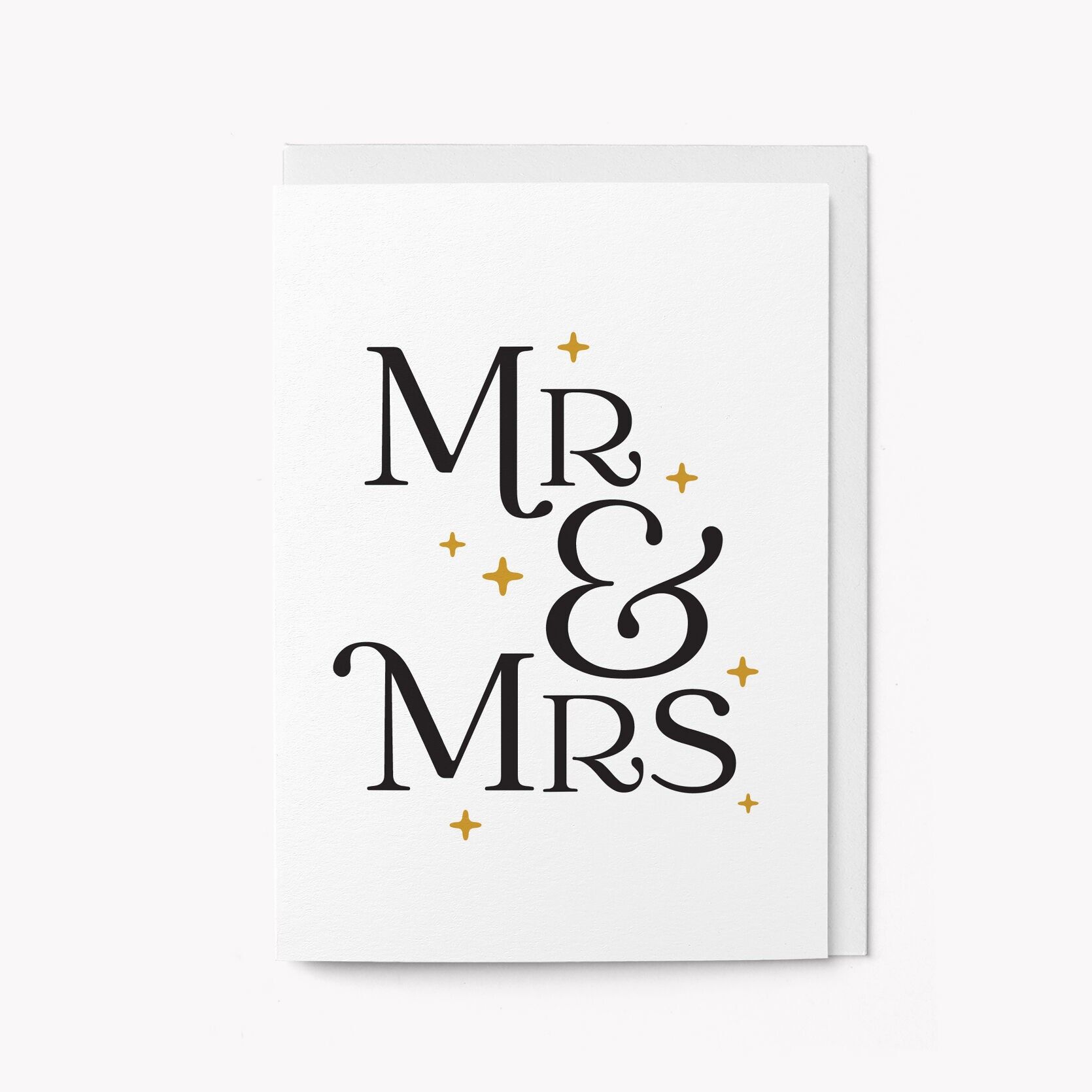 Mr & Mrs - Biglietto d'auguri