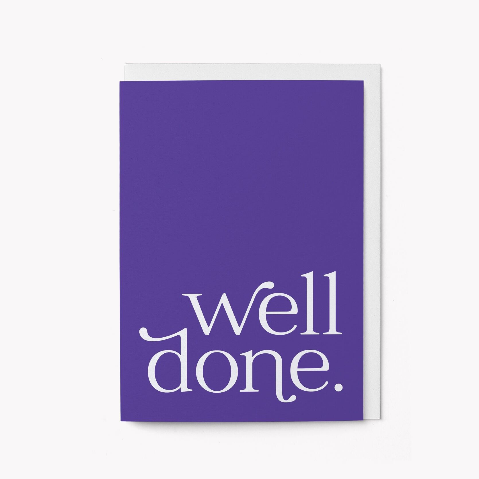 Well done - Greeting card
