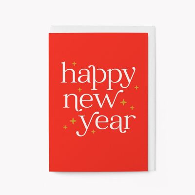 Happy New Year - Holiday card