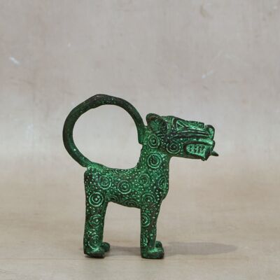 Benin Leopard sculpture - Bronze 1.2