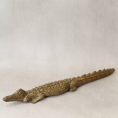 Zimbabwe Crocodile sculpture 56.2