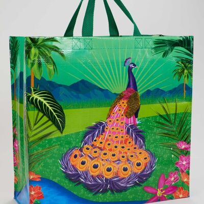 QA866 Bolso de compras Peacock Paradise