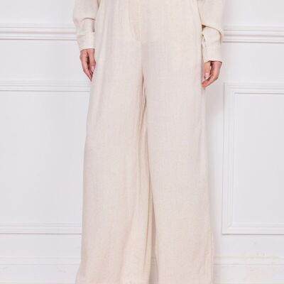Pantaloni leggeri a vita alta
