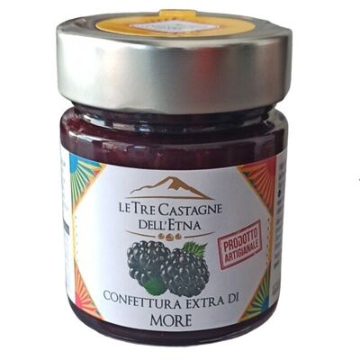 Confiture de mûres supplémentaire g.250