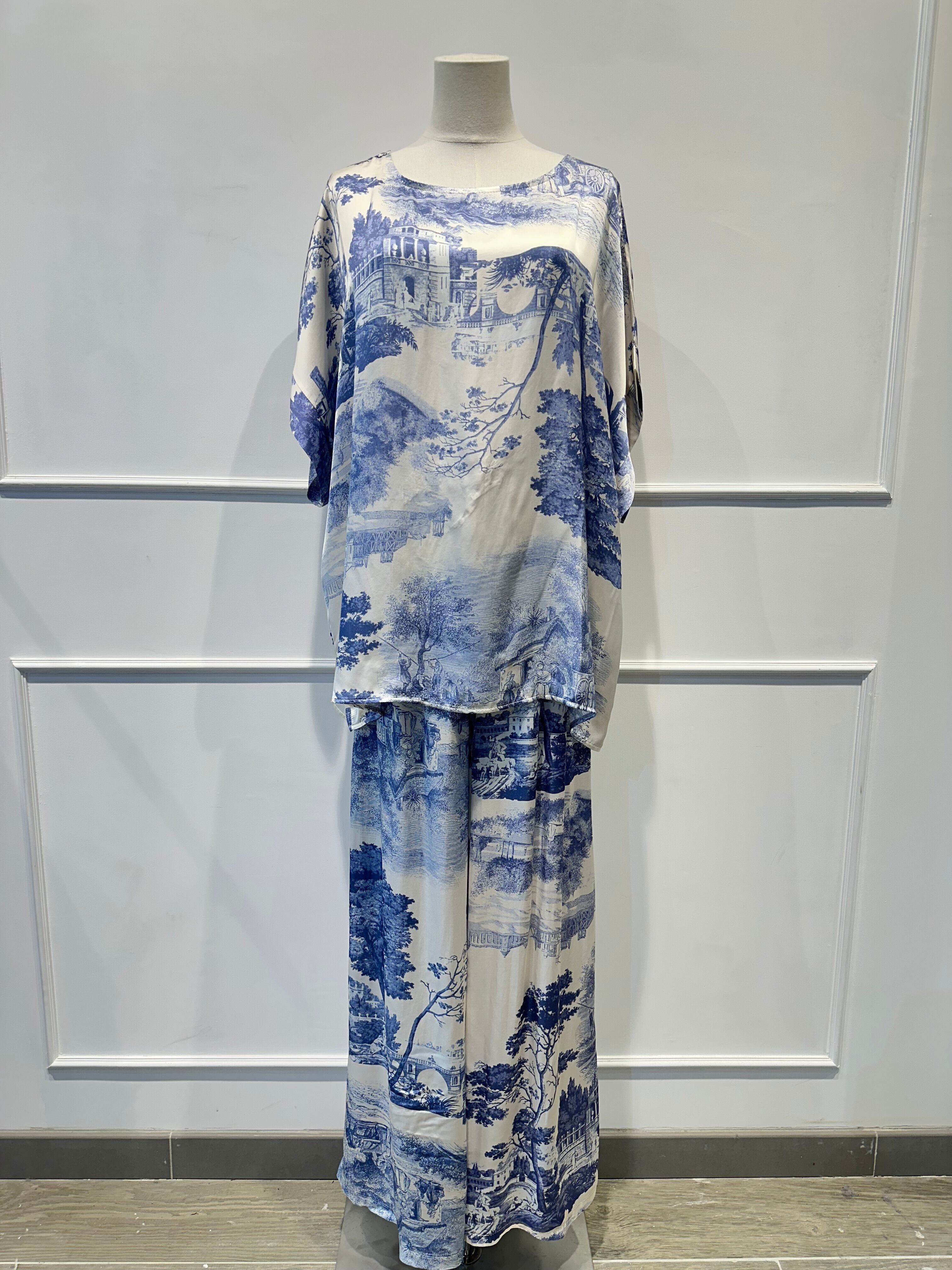 Toile de Jouy-Druckflüssigkeitsset – 100 % VISKOSE 27120