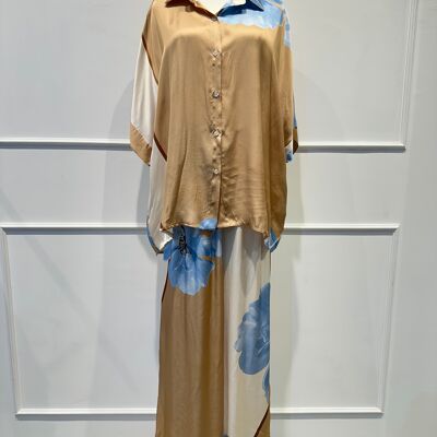 Conjunto Estampado Floral Grande - 100% VISCOSA - 90371