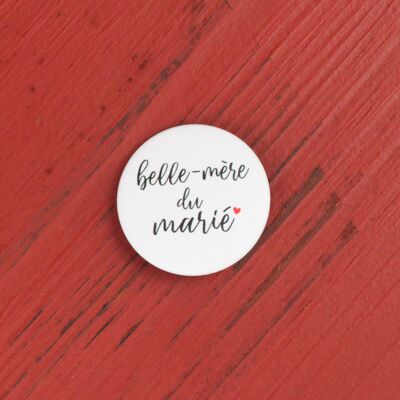 Badge mariage Belle-mère du marié