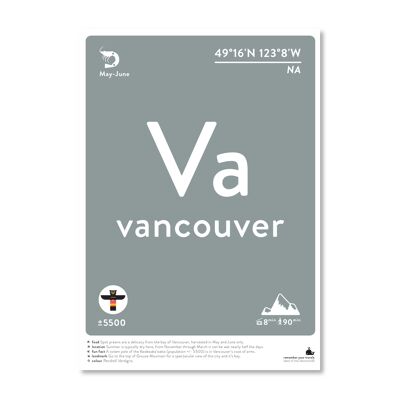 Vancouver - colore A4
