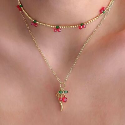 Stainless Steel Necklace 224AQ157