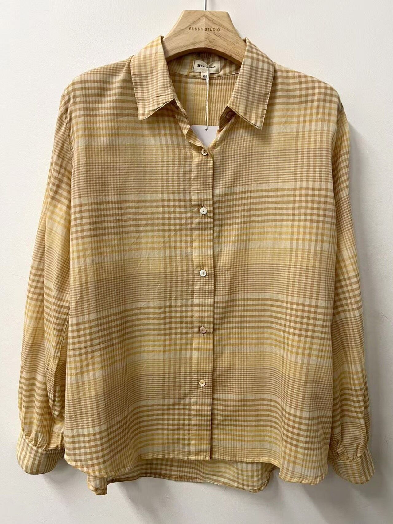 Camicia a quadri da donna