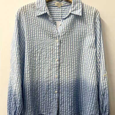 Camisa de rayas de manga larga