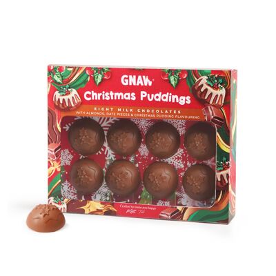 Pudines navideños - Pudín navideño de chocolate