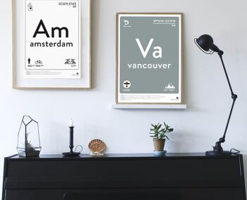 Vancouver - noir et blanc A4 2