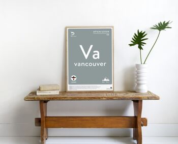 Vancouver - noir et blanc A4 4