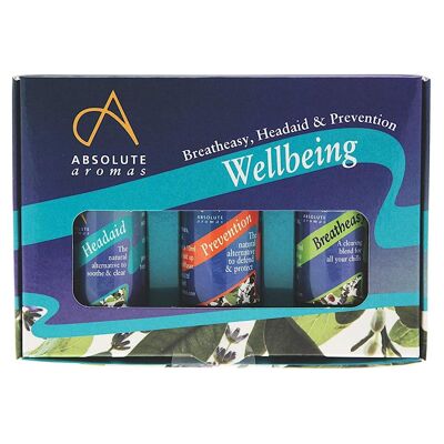 Kit de mezclas de aceites esenciales Absolute Aromas Wellbeing