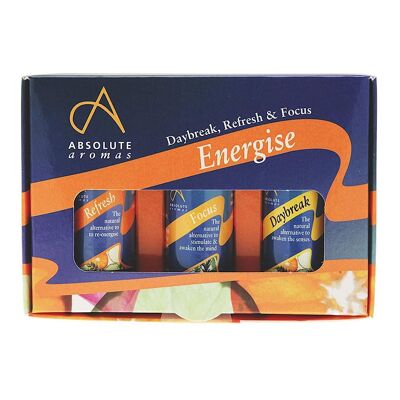 Coffret de mélanges d'huiles essentielles Absolute Aromas Energise