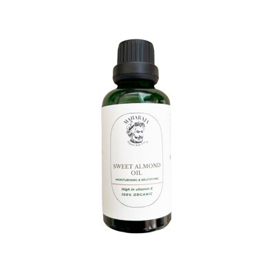 Organic Cold-Pressed Sweet Almond Oil