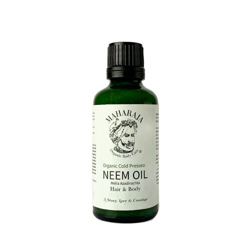 Organic Cold-Pressed Neem Oil - For Sensitive Skin & Scalp